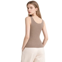 Débardeur Thermique Sans Coutures en Velours Allemand pour Femme – Gilet Rembourré Chaud d'Hiver, Sous-vêtement Thermique Ajusté