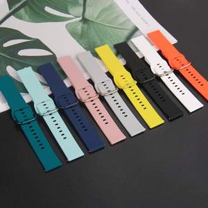 Pour <span class=keywords><strong>Amazfit</strong></span> <span class=keywords><strong>GTS</strong></span> 3/2/2E/GTS2 Mini/GTR 3 3 Pro/GTR2/2E/<span class=keywords><strong>Stratos</strong></span> 2/3 montre bracelet en Silicone 20mm 22mm élastique pour Bip Correa - Product Image 6