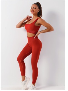 MAQVOB Ingrosso di Fabbrica Completo da Yoga a Costine <span class=keywords><strong>Senza</strong></span> <span class=keywords><strong>Cuciture</strong></span> Abbigliamento <span class=keywords><strong>Sportivo</strong></span> da Donna ad Asciugatura Rapida Set Aderente da Fitness e Corsa con <span class=keywords><strong>Reggiseno</strong></span> <span class=keywords><strong>Sportivo</strong></span> e Leggings - Product Image 5