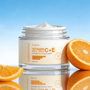 <span class=keywords><strong>Crème</strong></span> de nuit pour le <span class=keywords><strong>visage</strong></span>, réparatrice de la barrière cutanée, hydratante en profondeur, blanchissante, à la vitamine C et E, naturelle et biologique, personnalisée OEM, pour tous types de peaux - Product Image 2
