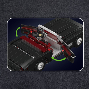 Mould King 10278 1430PCS Série Automobile <span class=keywords><strong>Voiture</strong></span> Cabriolet Américaine Rétro Modèle de Briques à Construire Jouet Éducatif Technique - Product Image 4