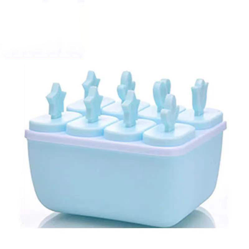 8 cavities squares - blue