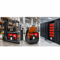 Batterie liquide 24V 20Ah 480Wh LiFePO4 avec BMS intelligent CNRY-24V-8S10P 8kg personnalisée pour chariots élévateurs électriques et transpalettes électriques