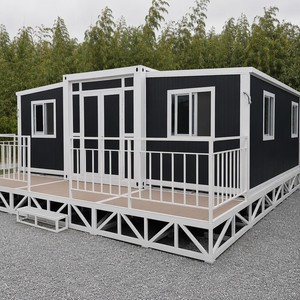 Maisons préfabriquées de luxe SUNRISE avec cuisine, salle de bain, maison conteneur extensible, bureau - Product Image 1