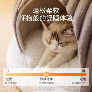 Automne et <span class=keywords><strong>hiver</strong></span> entièrement fermé chaud chenil chien lit écologique nouveau nid chat neige maison chat lit et fournitures pour animaux de compagnie - Product Image 4