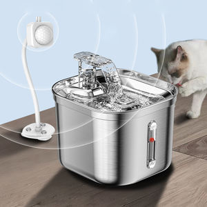 Dispensador automático de agua <span class=keywords><strong>para</strong></span> mascotas, cuenco extraíble duradero, Material DE SEGURIDAD DE ACERO INOXIDABLE completo <span class=keywords><strong>para</strong></span> gatos, perros, fuente de agua potable - Product Image 1