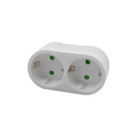 E-SUN haute luminosité 250V 2 ports 16A prises adaptateur électrique ue adaptateur de prise électrique ue bande d'alimentation résistante aux flammes