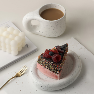 Trianglelyi — tasse à café en céramique, style nordique, ins, tasse et soucoupe, créative et idée, en céramique - Product Image 3