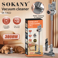 Sokany Hochleistungs-Akku-Handstaubsauger für Teppiche, wiederaufladbar, Nass- und Trockensauger mit Zyklonfunktion, Neuheit