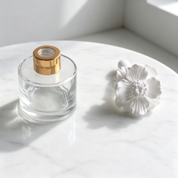 Diffuseur de parfum Finru en pierre aromatique, bouteille de 100 ml, cadeau de luxe, fleur en porcelaine faite à la main, huile essentielle, parfum d'intérieur, désodorisant