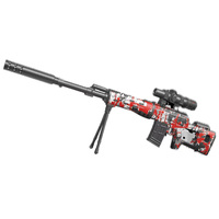 Pistola de Juguete Eléctrica SVD Splatter Blaster, Pistola de Francotirador, Totalmente Automática, Juego de Disparos, Pistola de Juguete Blaster