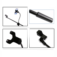 CHARMOUNT support de microphone professionnel Studio diffusion enregistrement condensateur support de microphone téléphone portable diffusion en direct sta