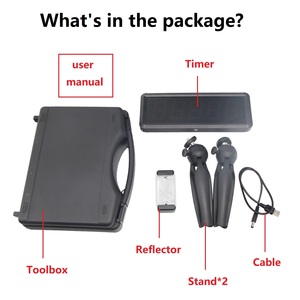 Yizhi Xách Tay LED Laser Race Hẹn Giờ USB Có Thể Sạc Lại LED Theo Dõi Và Lĩnh vực Không Dây Laser Hẹn Giờ Chính Xác Để 0.001 Giây - Product Image 4