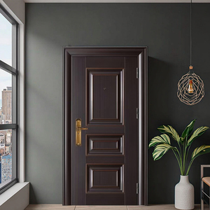 <span class=keywords><strong>Porte</strong></span> <span class=keywords><strong>d</strong></span>'<span class=keywords><strong>entrée</strong></span> en acier de sécurité antivol moderne et bon marché utilisée pour la <span class=keywords><strong>porte</strong></span> de sécurité <span class=keywords><strong>d</strong></span>'<span class=keywords><strong>entrée</strong></span> extérieure utilisée pour la vente - Product Image 1