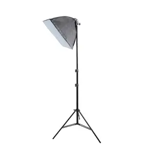 Photo Studio luce continua 40x40 cm Softbox EU Plug 50W testa della lampada Soft Box con treppiede