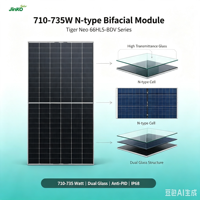 Солнечная панель Jinko Tiger Neo N-type 66HL5-BDV 710W 715W 720W 725W 730W 735W, двусторонняя, с двойным стеклом, фотоэлектрический модуль TOPCon