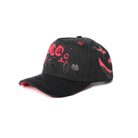 Gorras de Béisbol al por Mayor de Fábrica G5 con Visera Curva, 5 Paneles, Forro de Satén, Gamuza y Pedrería, San Judas Tadeo, Gorras Rico