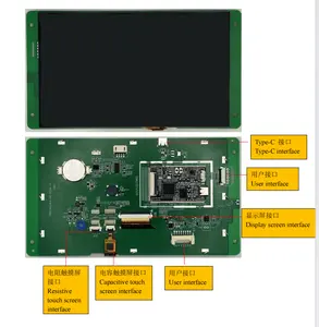 10.1 inç lcd ekran 800x1280 çözünürlük TFT ekran MIPI LVDS arayüzü tft lcd ips lcd