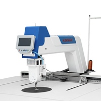 Máquina de Coser Industrial CARWIN130100 Programable de Cama Plana con Cabezal Rotatorio, Fácil de Usar, Nueva, Compatible con OEM y ODM
