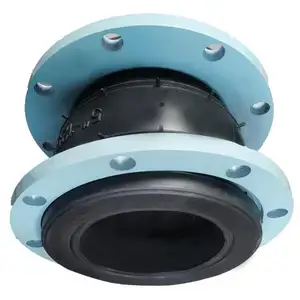 304 Stainless Steel Soft Joint Flange Rubber Soft Connection Flexible Variable Diameter Rubber Soft Connection