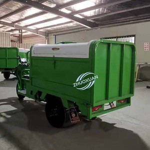Tricycle électrique sanitaire en acier inoxydable 400L 48V 580W avec éclairage LED et rétroviseur, charge utile 100-200kg, autonomie 50-70km - Product Image 2