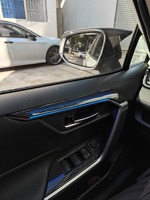 Pour Toyota RAV4 Wildlander LED RGB Chasing Gargon Échelle Motif Quatre Portes Panneau De Voiture Lumière Ambiante APP Contrôle Intérieur Lumières