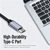 Adaptateur multiport USB-C 5-en-1 T05-H1, Hub USB 3.0 et USB 2.0, Station d'accueil PD 100W pour ordinateur portable et voyages d'affaires