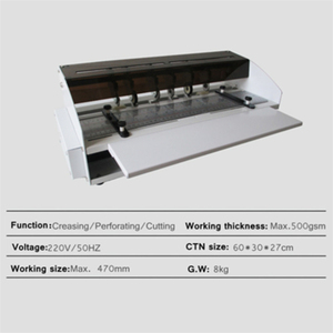 เครื่องพับกระดาษไฟฟ้า เครื่องพับปกหนังสือ เครื่องตัดและพับ - Product Image 4