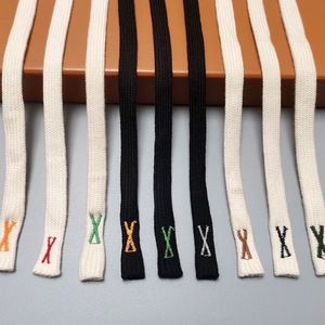 Bán buôn Thêu Eo Dây Cotton <span class=keywords><strong>drawcord</strong></span> thể thao Hoodie với dây thừng phẳng Thiết kế Lõi Rỗng - Product Image 1