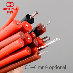 Agg Silicone điện áp cao dây 0.5 1.5 2.5 vuông điện áp cao dây có thể được tùy chỉnh Silicone linh hoạt dây - Product Image 2