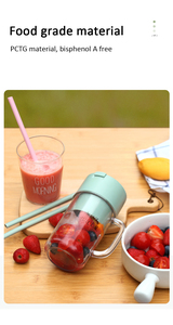 Glace pilée presse-agrumes tasse sans fil petit électrique Portable jus de fruits jus tasse avec presse-agrumes paille cuisine appareils électriques - Product Image 3
