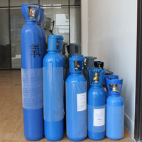 Cilindro de Gas de Acero sin Costuras Recargable de 8L, 10-50L, 13.4L (10KG) con Certificación TPED/ISO, para Ar/CO2/O2/N2, Grado Alimenticio, 1 FCL para Europa, ¡Oferta Caliente!