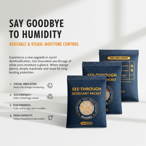 Sacs déshumidificateurs FYD 500g pour cuisine, absorption d'<span class=keywords><strong>humidité</strong></span> pour stockage alimentaire, protection <span class=keywords><strong>anti</strong></span>-<span class=keywords><strong>humidité</strong></span> - Product Image 2