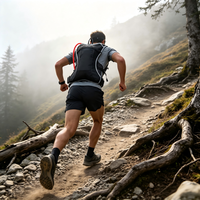 Sac à dos d'hydratation en nylon respirant, sac à eau pliable imperméable personnalisé pour la course à pied, le vélo, l'escalade, l'entraînement en trail