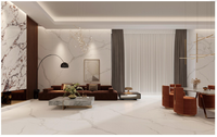 Dalle en pierre frittée gris moderne DOMO 1200x2400mm, finition douce, carrelage mural décoratif intérieur pour salon et salle à manger
