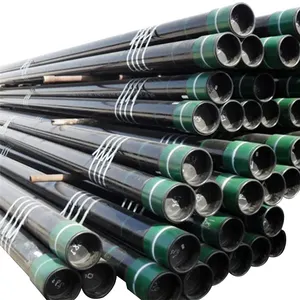 Supplier API 5ct J55 Oil Casing Drilling Pipe Black Steel Tube and Pipe Best Price Oil Gas Casing Tube Round Petroleum Pipeline