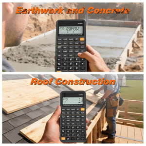 Calculatrice avancée de mathématiques de la construction Newyes en pieds, pouces et <span class=keywords><strong>fractions</strong></span> pour architectes, ingénieurs, entrepreneurs, estimatrices et charpentiers - Product Image 3