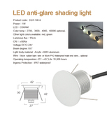 Lámpara LED Empotrada en Aluminio para Exteriores, IP67, RGB DMX512, Cambio Automático de Color, 24V RGBW, Personalizable, para Jardín y Paisajismo