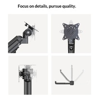 Support de moniteur médical robuste, capacité de charge maximale de 25 kg, avec pince de bureau et bras articulé pour ordinateur