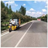Neuf prix de fond de L'environnement c 2815 tricycle électrique lave-rue poubelle propre camion