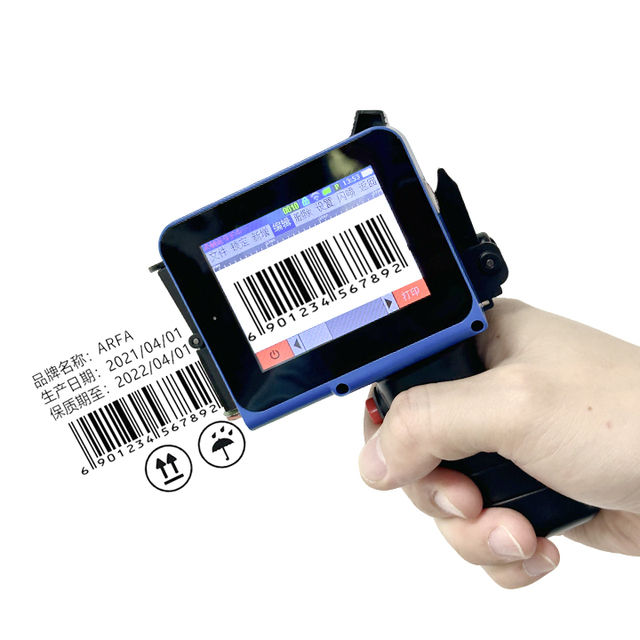 Handy Mini Hand Held Inkjet Printer Handled Mobile Small Character Label Portable Handheld Inkjet Printer