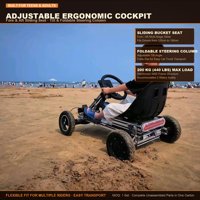 Kit de karting DIY à assembler sans soudure, cadre en profilé aluminium, vente en gros pour les constructeurs de karts de plage et de sable
