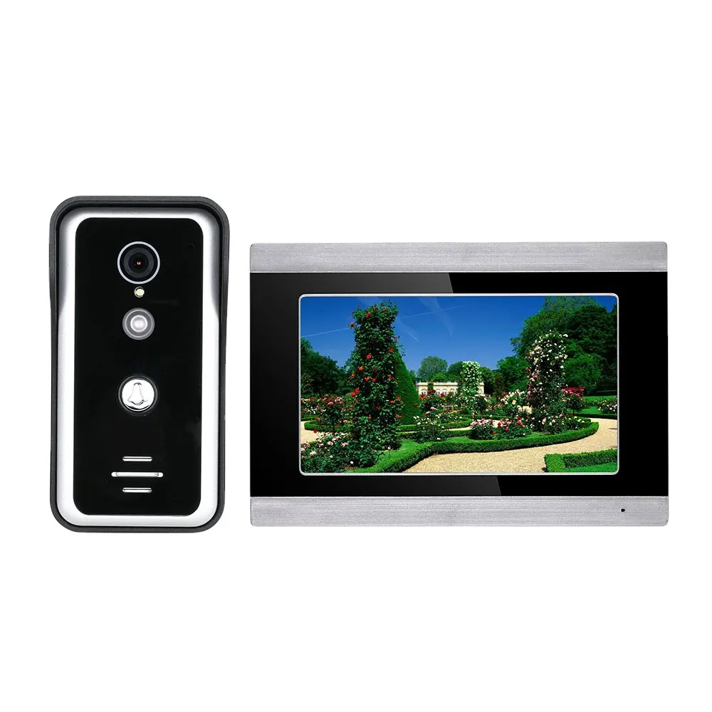 Werkseitiger PREIS TUYA WIFI Video-Tür sprechanlage Home Intercom mit 7-Zoll-Touchscreen-Display AHD 1080P Türklingel kamera