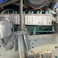 Camion tracteur HOWO 6x4 d'occasion avec grue articulée montée sur camion de 20 tonnes, modèle Zoomlion Sinotruk de 371 chevaux, disponible à l'exportation