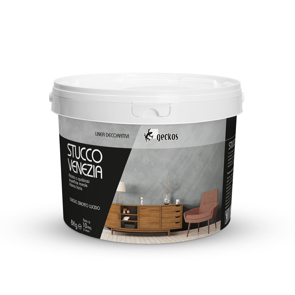 Deco Stucco Luc 8Kg Grigio Zincato