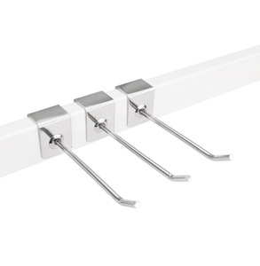 Source Factory Price Hookei Metal Square-Tube <b>Hook</b> Metal <b>Hooks</b> for Store&Supermarket <b>Display</b> in Stock - Product Image 3