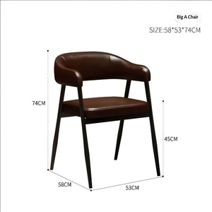 Mesas <span class=keywords><strong>y</strong></span> Sillas de Madera Estilo Medieval Americano para Taberna, Juego de Mesa <span class=keywords><strong>y</strong></span> Sillas para <span class=keywords><strong>Restaurante</strong></span> Comercial, Bar, Cafetería, Tienda, con Tapicería Suave - Product Image 6