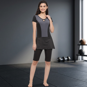 Traje de Baño Transpirable con Estampado Floral para Mujer, Talla Grande XL, Logotipo Personalizado, Shorts de Punto con Diseño Digital - Product Image 6