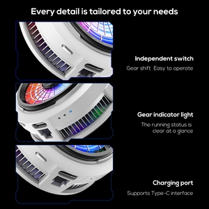 Ventilateur de refroidissement universel pour téléphone portable MEMO CX20, refroidisseur de téléphone portable léger et portable pour tous les smartphones, OEM ODM, logo personnalisé - Product Image 6