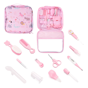 2025 portátil 13 en uno productos para el cuidado de la salud infantil termómetro alimentación suministros de <span class=keywords><strong>baño</strong></span> bebé juego de aseo de uñas para bebés - Product Image 2